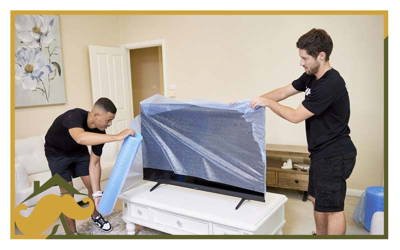 بستن تلویزیون روی باربند