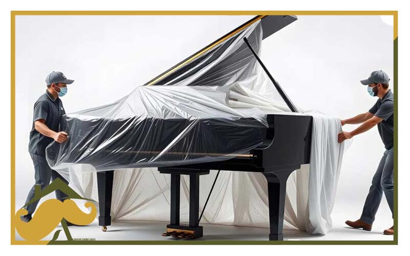 بسته بندی و حمل پیانو رویال