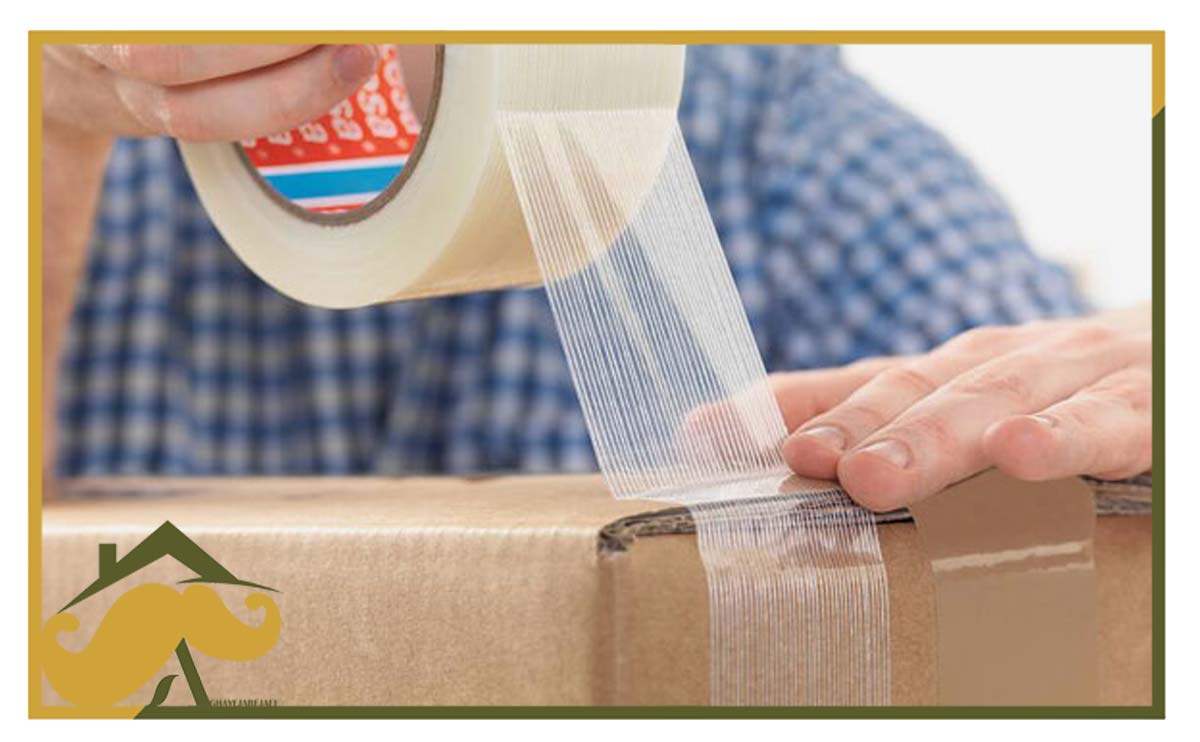 چسب پهن شفاف90یاردی 53 میکرون