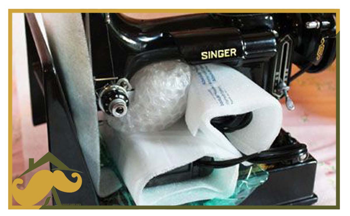 کارتن اسباب کشی باکسی برای بسته بندی چرخ خیاطی