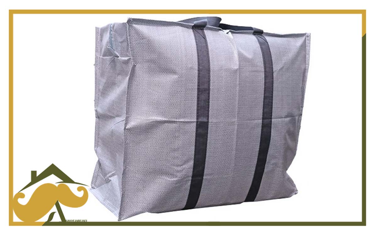 کیسه برزنتی زیپ دار بزرگ